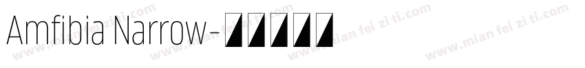 Amfibia Narrow字体转换